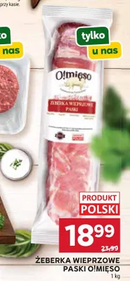 Żeberka wieprzowe paski promocja w Stokrotka