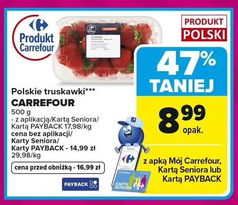 Polskie truskawki Carrefour promocja w Carrefour