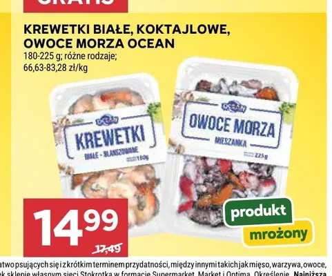 Krewetki białe Ocean promocja w Stokrotka