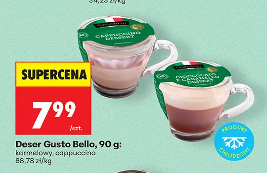 Deser Gusto Bello cappuccino promocja w Biedronka