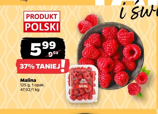 Maliny promocja w Netto
