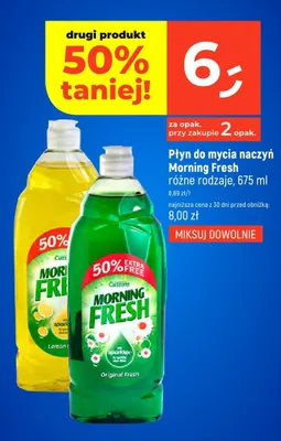 Płyn do mycia naczyń Morning Fresh różne rodzaje promocja w Dealz