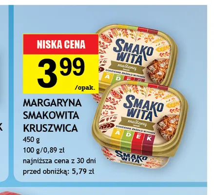 Margaryna Smakowita Kruszwica promocja w Gram Market