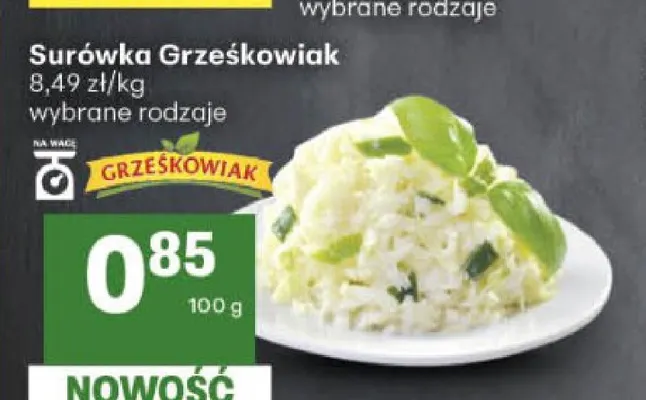 Surówka Grześkowiak promocja w Delikatesy Centrum