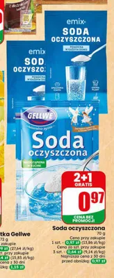 Soda oczyszczona Gellwe promocja w Dino