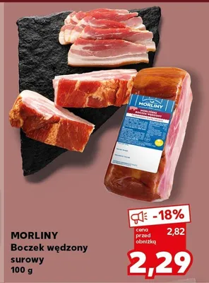 Boczek wędzony surowy promocja w Kaufland