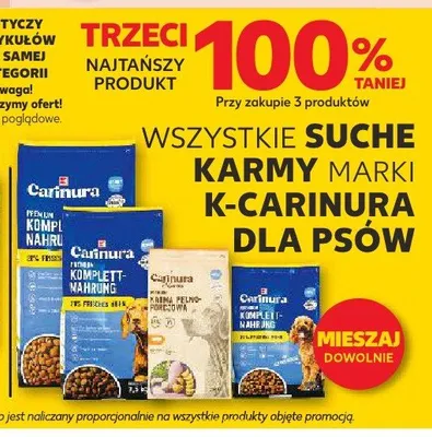 Karma sucha dla psów wszystkie rodzaje promocja w Kaufland