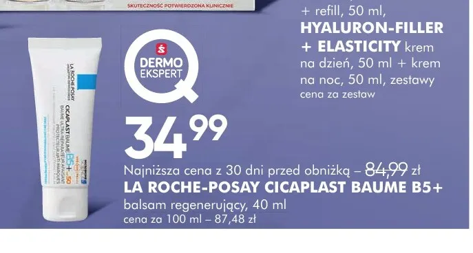 Balsam regenerujący Cicaplast Baume B5+ La Roche-Posay promocja w Super-Pharm