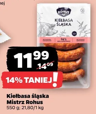Kiełbasa śląska promocja w Netto