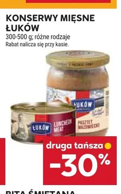 Konserwy mięsne Łuków promocja w Stokrotka