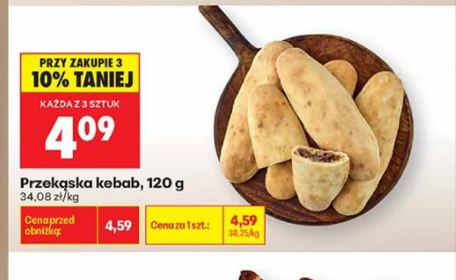 Przekąska kebab promocja w Biedronka
