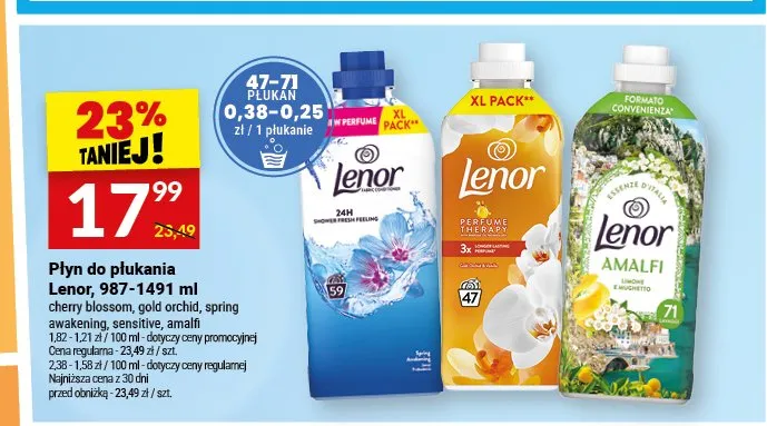 Płyn do płukania Lenor Cherry Blossom promocja w Twój Market