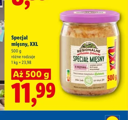 Specjał mięsny z szynką Regionalne Szlaki XXL promocja w Lidl
