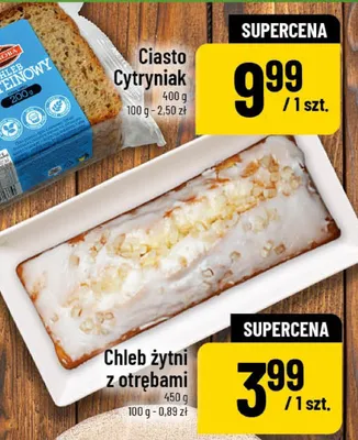 Chleb żytni z otrębami promocja w POLOmarket