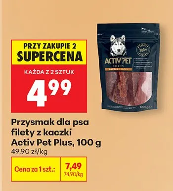Przysmak dla psa filety z kaczki promocja w Biedronka