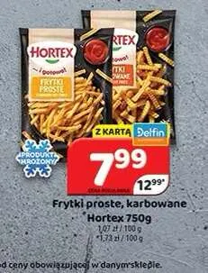 Frytki karbowane Hortex promocja w Delfin