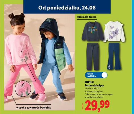 Zestaw dziecięcy Lupilu promocja w Lidl