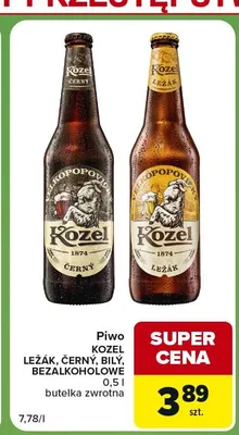 Piwo Kozel Černý promocja w Carrefour Express