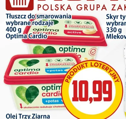 Tłuszcz do smarowania Optima Cardio Active promocja w Kupiec