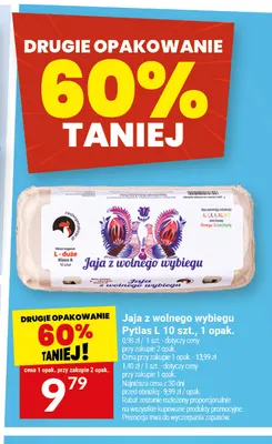Jajka kurze z wolnego wybiegu Pytlas L promocja w Twój Market