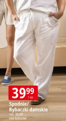 Spodnie/Rybaczki damskie roz. 36-50 promocja w Leclerc