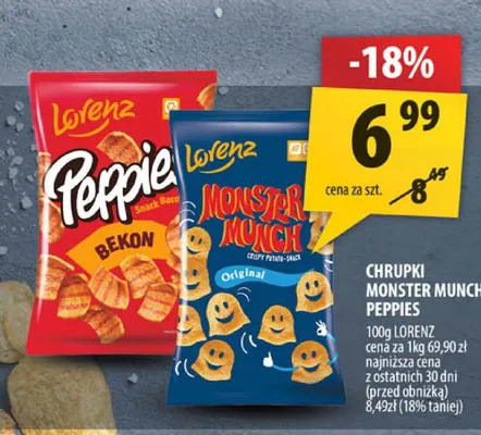 Chrupki Lorenz Monster Munch Original promocja w Arhelan