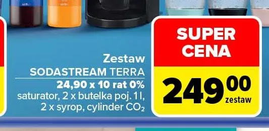 Zestaw Sodastream Terra promocja w Carrefour