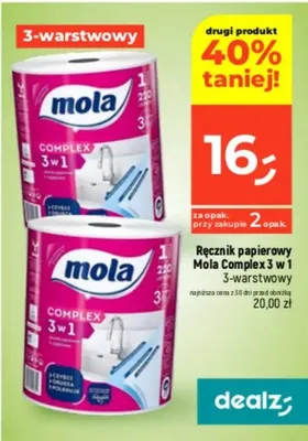 Ręcznik papierowy Complex 3 w 1 3-warstwowy promocja w Dealz