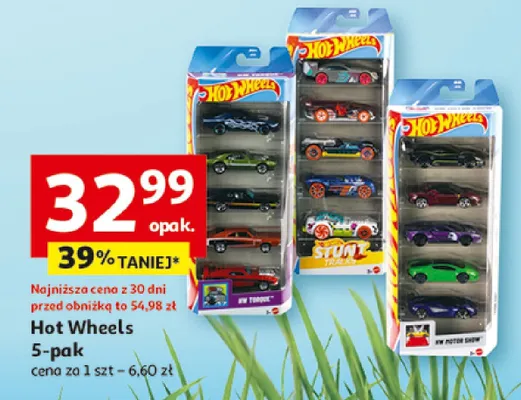 Hot Wheels 5-pak promocja w Auchan