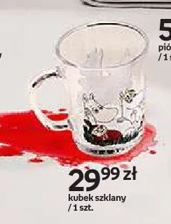 Kubek szklany Moomin promocja w Empik