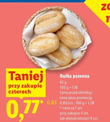 Bułka pszenna promocja w Lidl