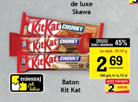 Baton Kit Kat Chunky promocja w Gram Market