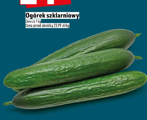 Ogórek szklarniowy promocja w TOPAZ
