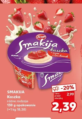 Kaszka Smakija promocja w Kaufland