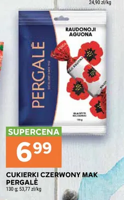 Cukierki Czerwony Mak Pergalė promocja w Stokrotka