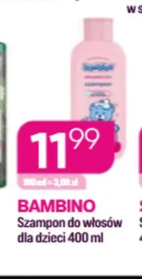 Szampon do włosów dla dzieci Bambino promocja w Drogerie Koliber