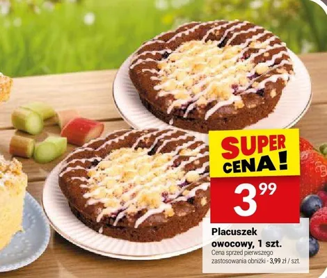 Placuszek owocowy Białecki 1szt. promocja w Twój Market