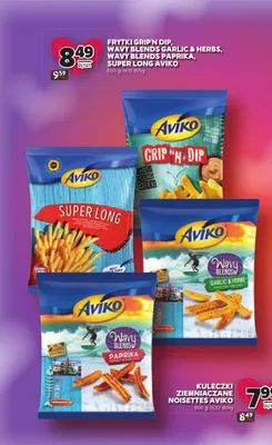 Frytki Wavy Blends Garlic & Herbs Aviko promocja w Stokrotka