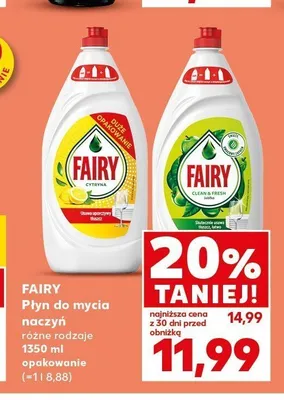 Płyń do mycia naczyń Fairy Cytryna promocja w Kaufland