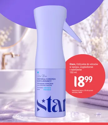 Odżywka do włosów w sprayu Stars Gloss Boss wygładzenie i nawilżenie promocja w Rossmann