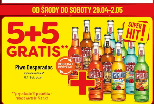 Piwo Desperados wybrane rodzaje promocja w POLOmarket