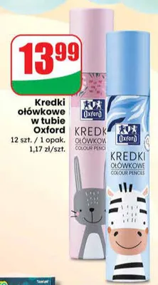 Kredki ołówkowe w tubie 12 szt. promocja w Dino
