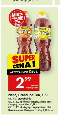 Herbata mrożona Grand Ice Tea cytryna promocja w Twój Market