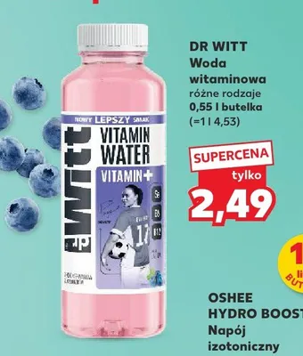 Woda witaminowa DR WITT promocja w Kaufland