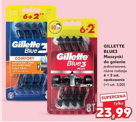 Maszynki do golenia jednorazowe Blue3 promocja w Kaufland
