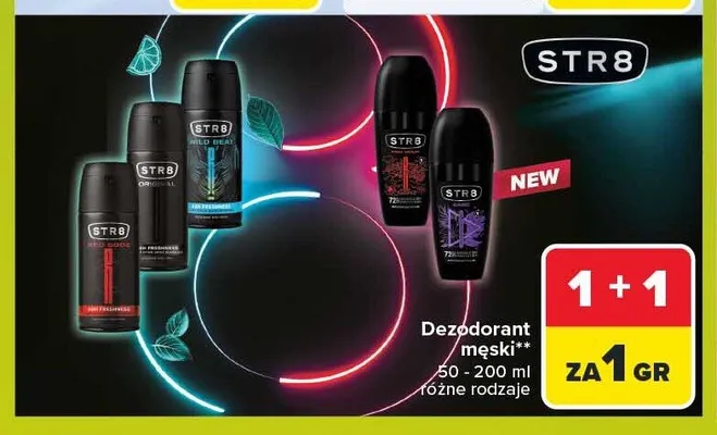 Dezodorant męski STR8 Original promocja w Carrefour Market