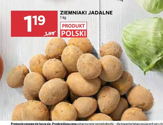 Ziemniaki jadalne promocja w Stokrotka