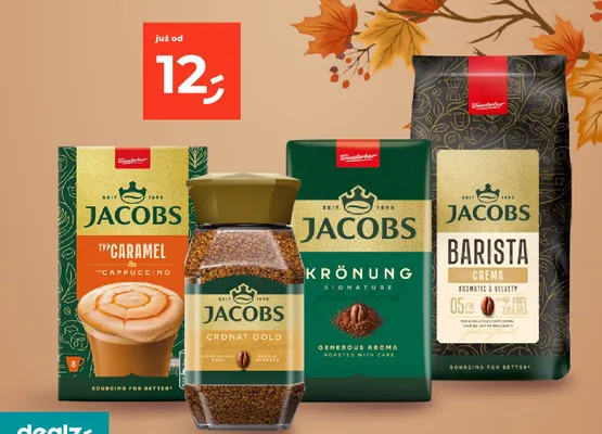 Kawa ziarnista Jacobs Barista Crema promocja w Dealz
