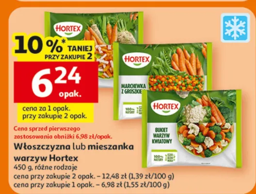 Włoszczyzna lub mieszanka warzyw promocja w Auchan