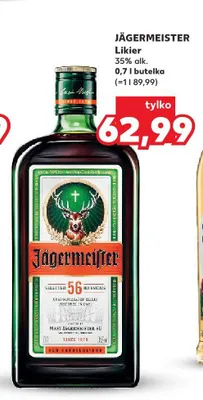 Likier Jägermeister promocja w Kaufland
